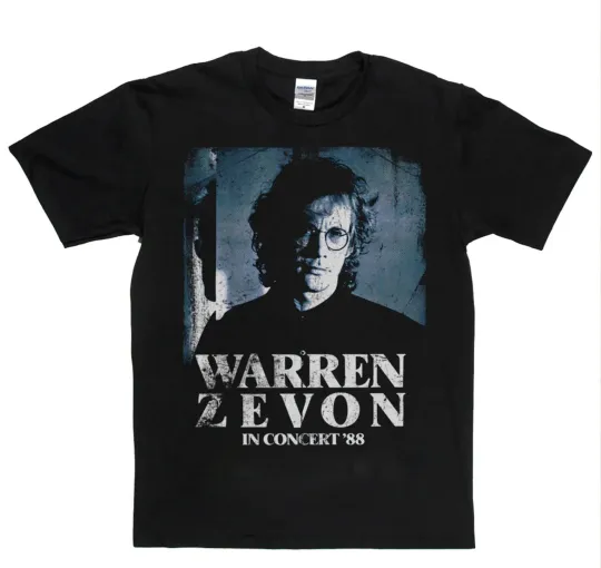 Warren Zevon In COncert 88 Shirt Unisex