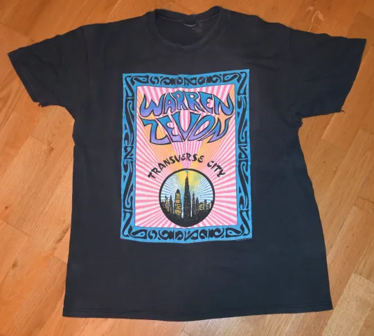 Warren Zevon 1990 Transverse City Shirt Unisex Concert