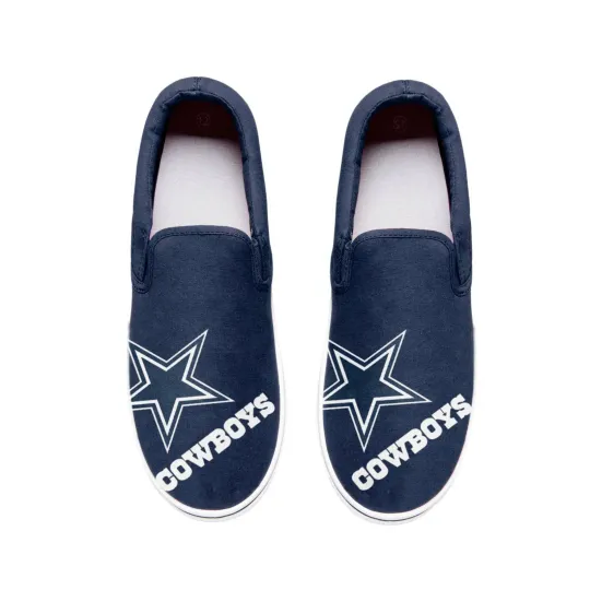 Dallas Football Team Cowboys Slip On Sneakers for Fan