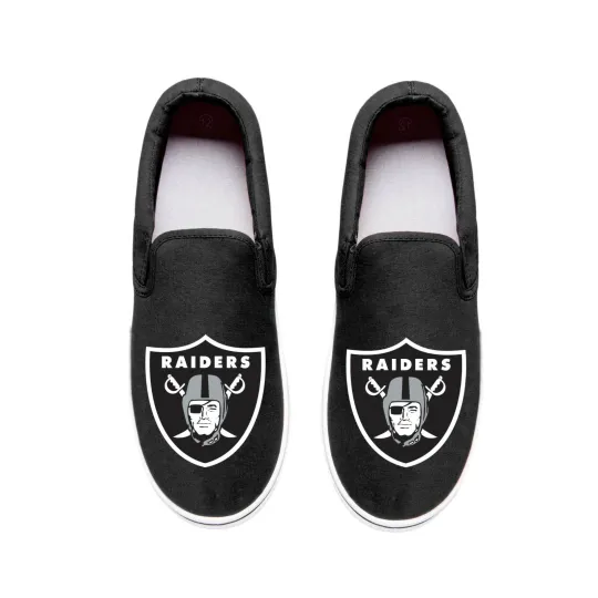 Las Vegas Football Team Raiders Slip On Sneakers for Fan