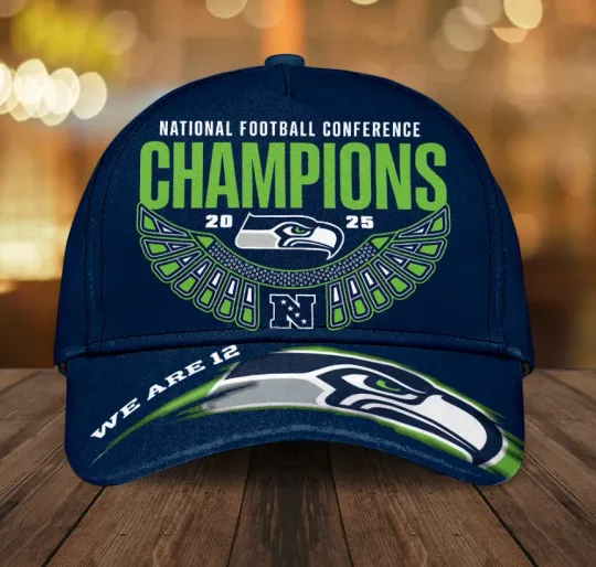 Discover Seattle Seahawks Unisex AOP Baseball Cap