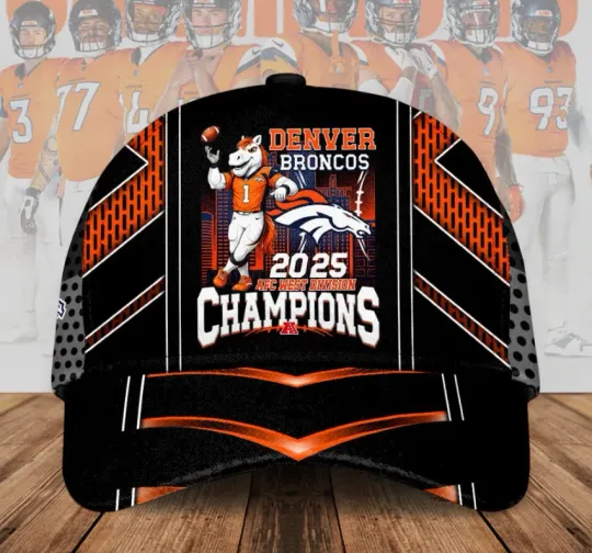 Denver Broncos 2025 AFC Unisex Classic Baseball Cap