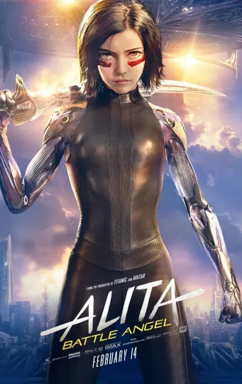 Discover Alita Battle Angel Movie Poster -  Premium Matte Vertical Poster
