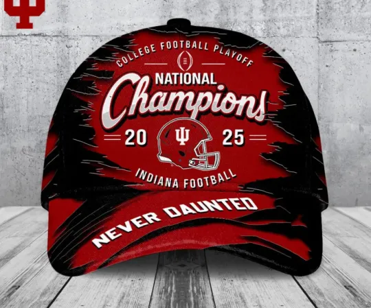 Discover Indianna Hoosieer Football 2025 Unisex Cap