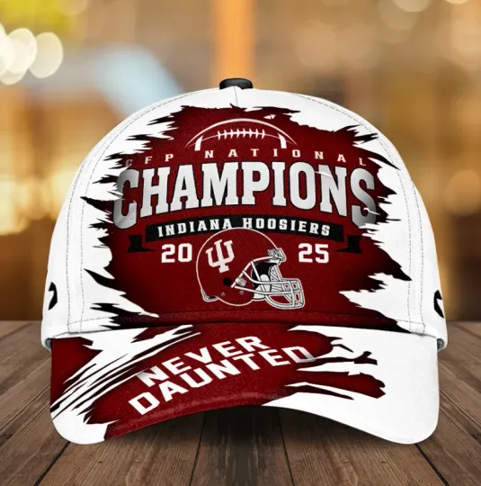 Discover Indianaa Hoosiierr Football 2025 National Champions Cap