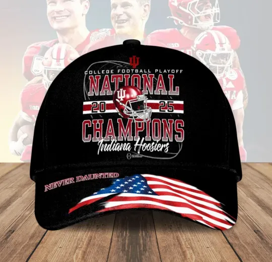 Discover Indianaa Hoosi1er Football 2025 Nc Cap Gift For Fans
