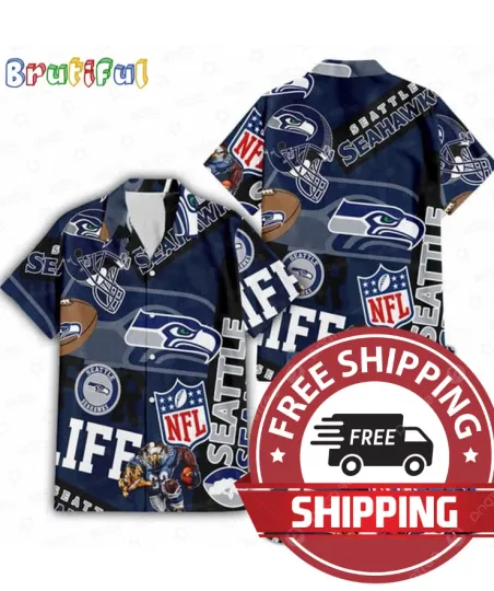football Seattle Seahawks For Life Hawaiian Shirt