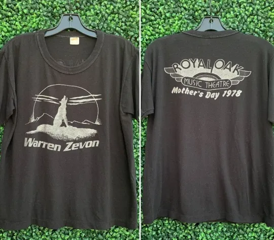 Warren Zevon Howling Wolf T shirt