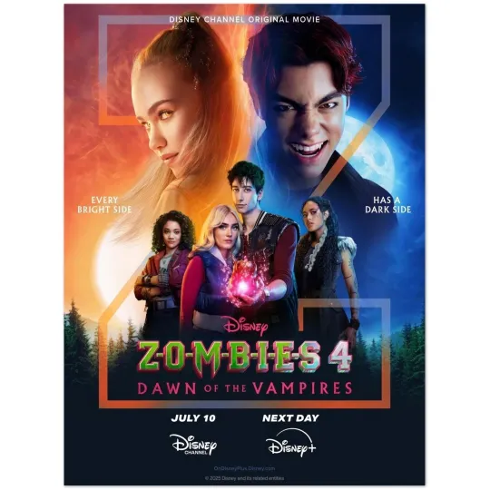 Disney Zombies 4 Dawn of the Vampires Vertical Poster