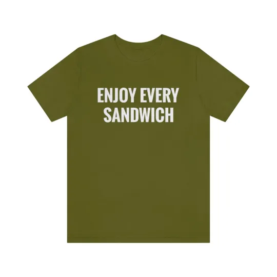 Enjoy Every Sandwich T-Shirt, Warren Zevon, Ware wolves of London, Zen, 70s, 80s