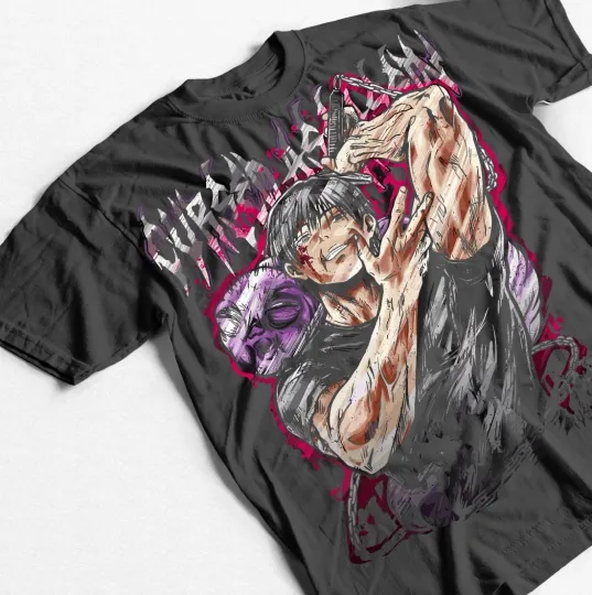 Discover Anime Horror Gift T-Shirt, Jujutsu Satoru Fushiguro Toji, Unisex, All Sizes