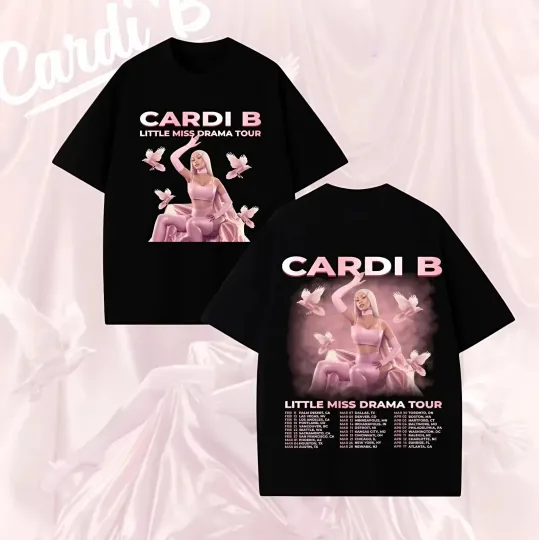 Discover Cardi B Inspired Little Miss Drama Tour 2026 Shirt