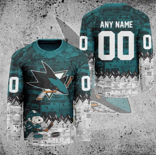Discover Personalize Jose Sharks 75th Anniversary Hockey Jersey Gift For Valentine