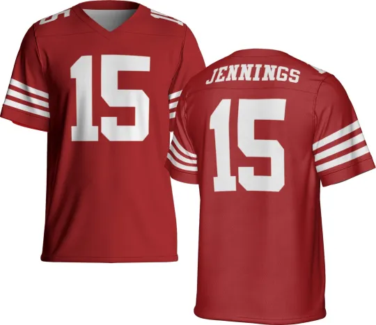 Discover Custom Jauan Jennings Red Jersey