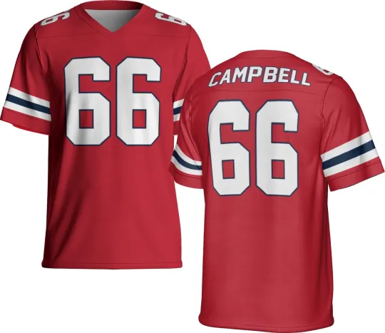 Discover Custom Red Will Campbell Jersey