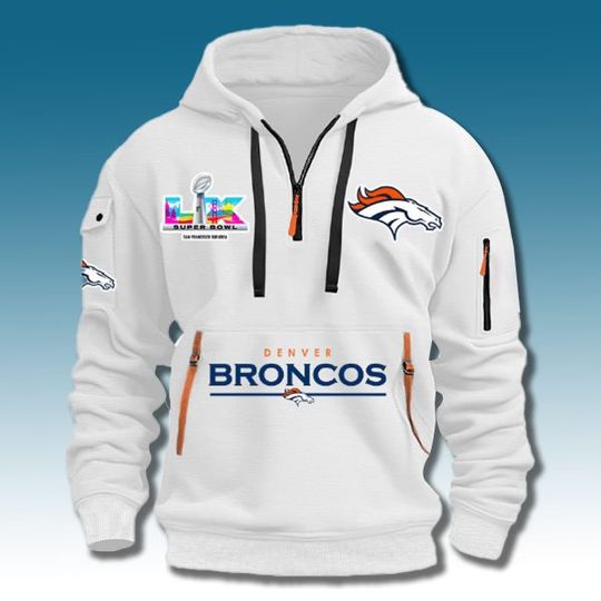 Broncos SB LX 2026 Quarter Zip Hoodie