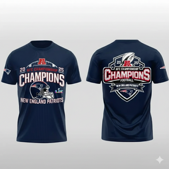 New England Patriots 2026 AFC Conference Champions Hoodie Shirt