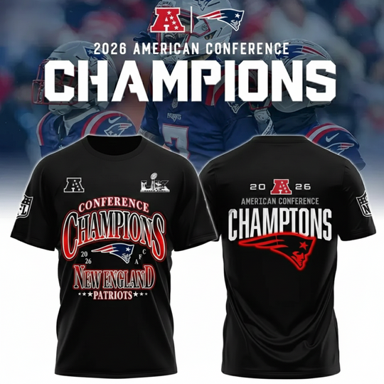 New England Patriots Afc Champions 2026 Shirt