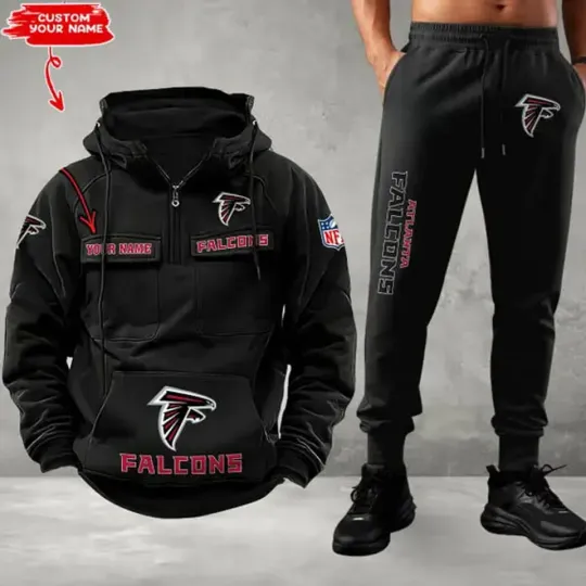 Atlanta Falcons Personalized Men’s Hoodie Pants Football Team Fan Gift