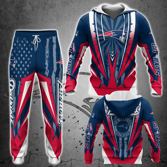 New England Patriots Combo Hoodie And Jogger