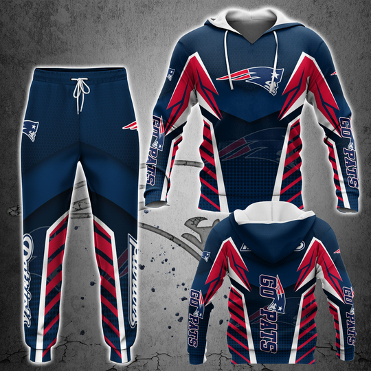 New England Patriots Combo Hoodie And Jogger