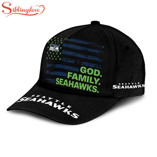 Seattle Seahawks American Flag Limited Edition Classic Cap
