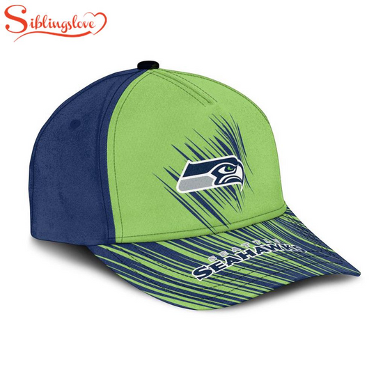 Discover Seattle Seahawks Scratch Patterns All Over Print Classic Cap