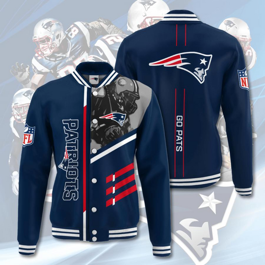 Discover New England Patriots Limited Edition All Over Print Full 3D Hooded Baseball Jacket