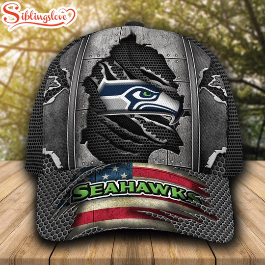 Seattle Seahawks football Football Team Logo Baseball Cap