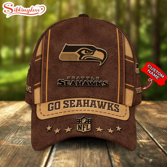 Discover Custom Name Seattle Seahawks football Team Sport Baseball Cap