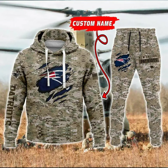 New England Patriots Personalized Combo Hoodie And Jogger