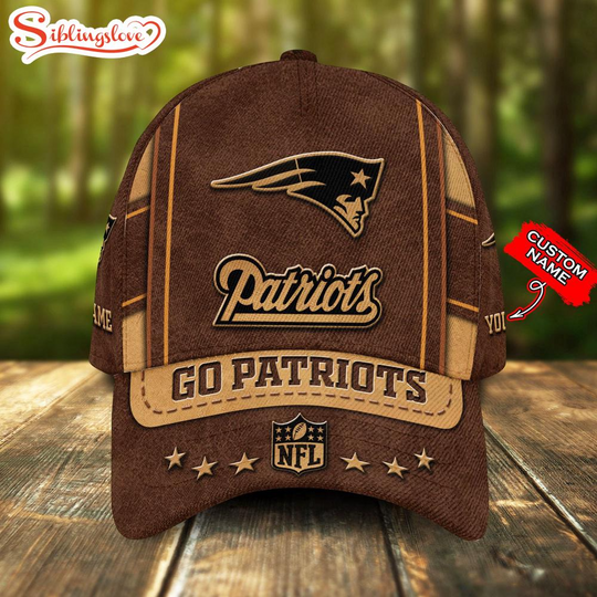 Custom Name New England Patriots football Team Sport Baseball Cap