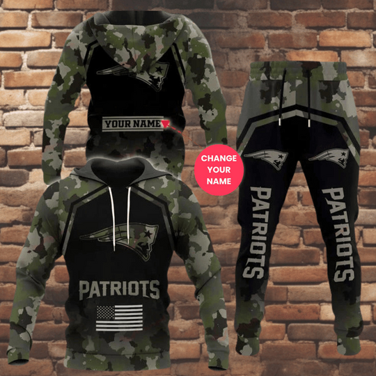 New England Patriots Personalized Combo Hoodie And Jogger