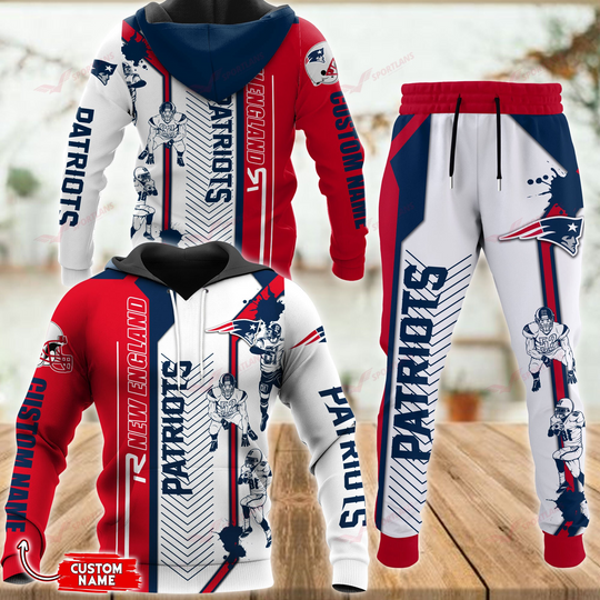 New England Patriots Personalized Combo Hoodie And Jogger