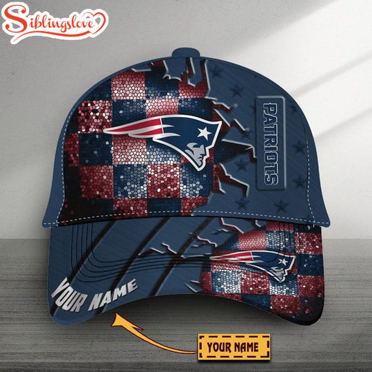 Custom Name New England Patriots Classic Baseball Cap