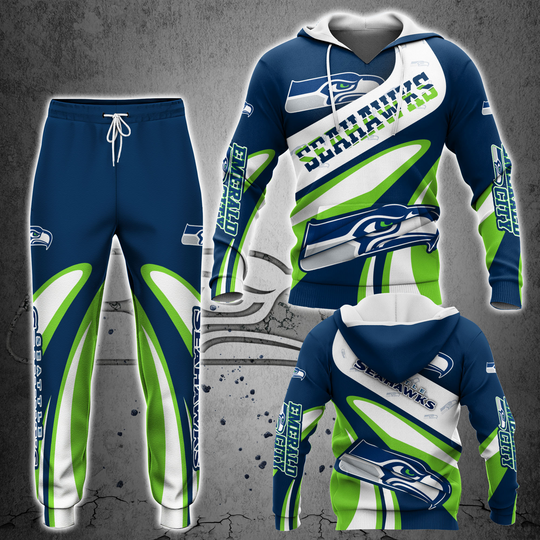 Discover Seattle Seahawks Combo Hoodie And Jogger