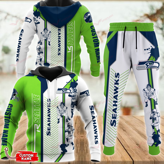 Discover Seattle Seahawks Personalized Combo Hoodie And Jogger