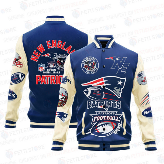 Discover New England Patriots Limited Edition All Over Print Full 3D Hooded Baseball Jacket
