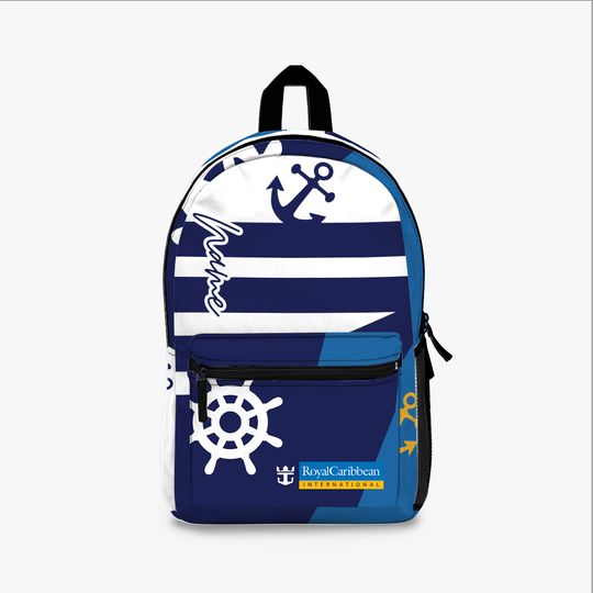 Personalized Royal Cruise Caribbean Backpack | Royal Cruise Gear | Royal Cruise Custom Personalized Caribbean Cruise Bag | Royal Cruise Gift
