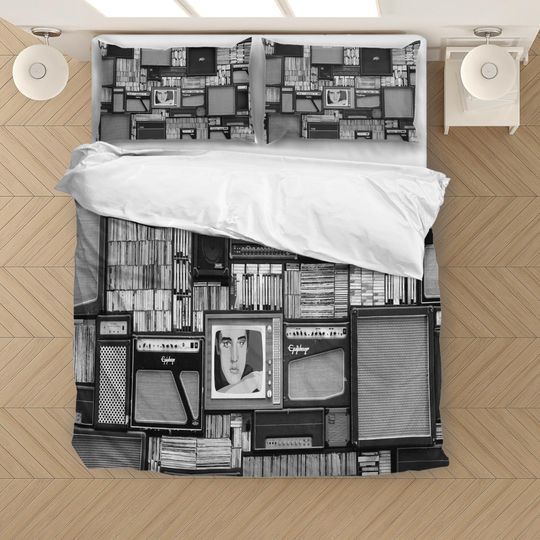 3D Rock Elvis Presley Bedding Set, Bedroom Decor