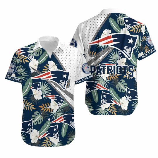 New England Patriots  Hawaiian Shirt For Mens,Luxury Faric