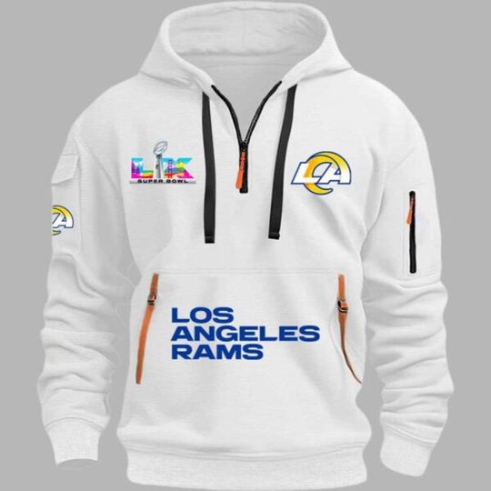 Discover Rams SB 2026 LX Quarter Zip Hoodie