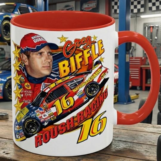 Discover Greg Biffle Racing Mug Memorial Tribute Driver 16 Accent Coffee Mug