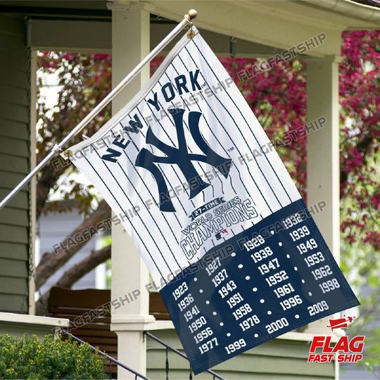 Discover New York Yankees World Series House Flag