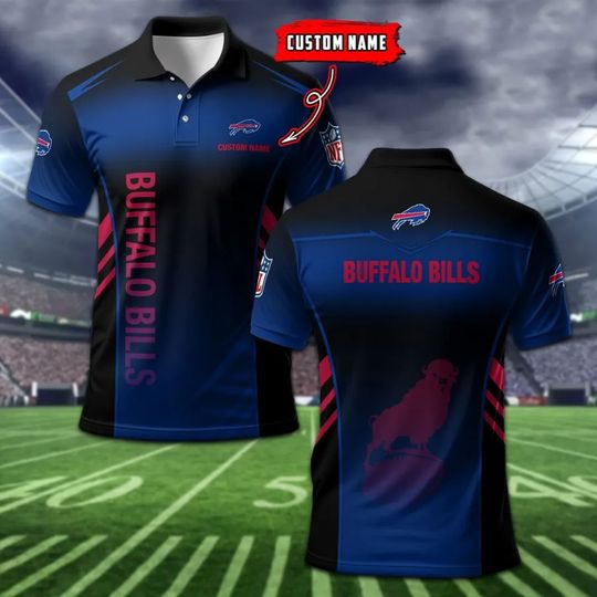Buffalo Bills Personalized Men Polo Shirt