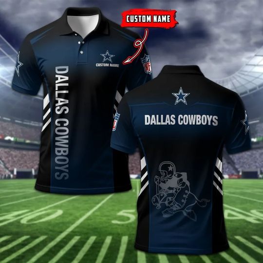 Dallas Cowboys Personalized Men Polo Shirt