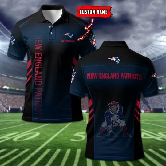Discover New England Patriots Personalized Men Polo Shirt