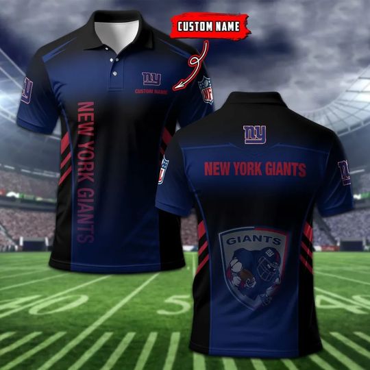 Discover New York Giants Personalized Men Polo Shirt