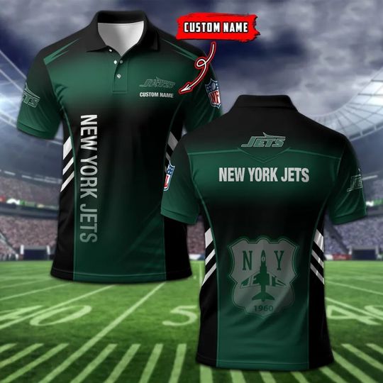 Discover New York Jets Personalized Men Polo Shirt