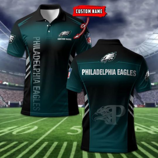 Discover Philadelphia Eagles Personalized Men Polo Shirt